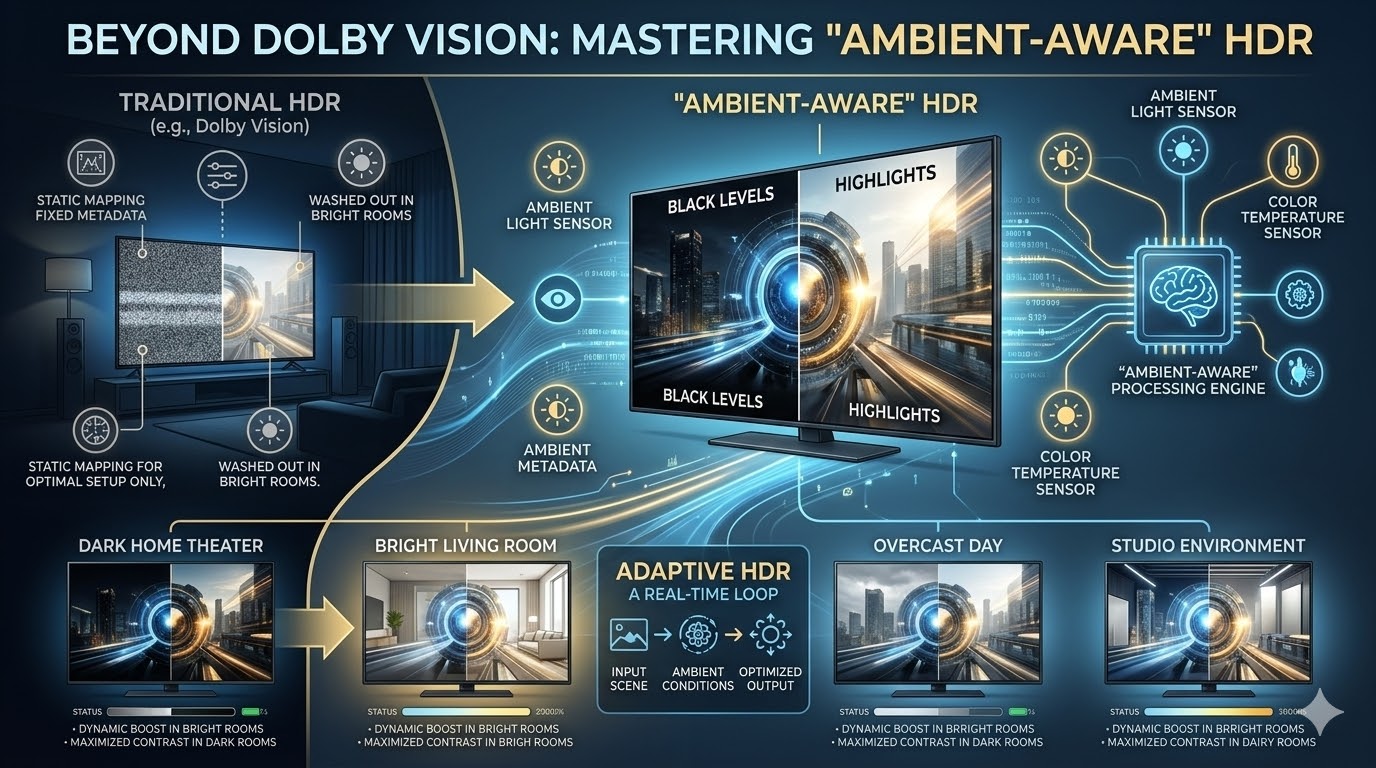 Beyond Dolby Vision: Mastering “Ambient-Aware” HDR