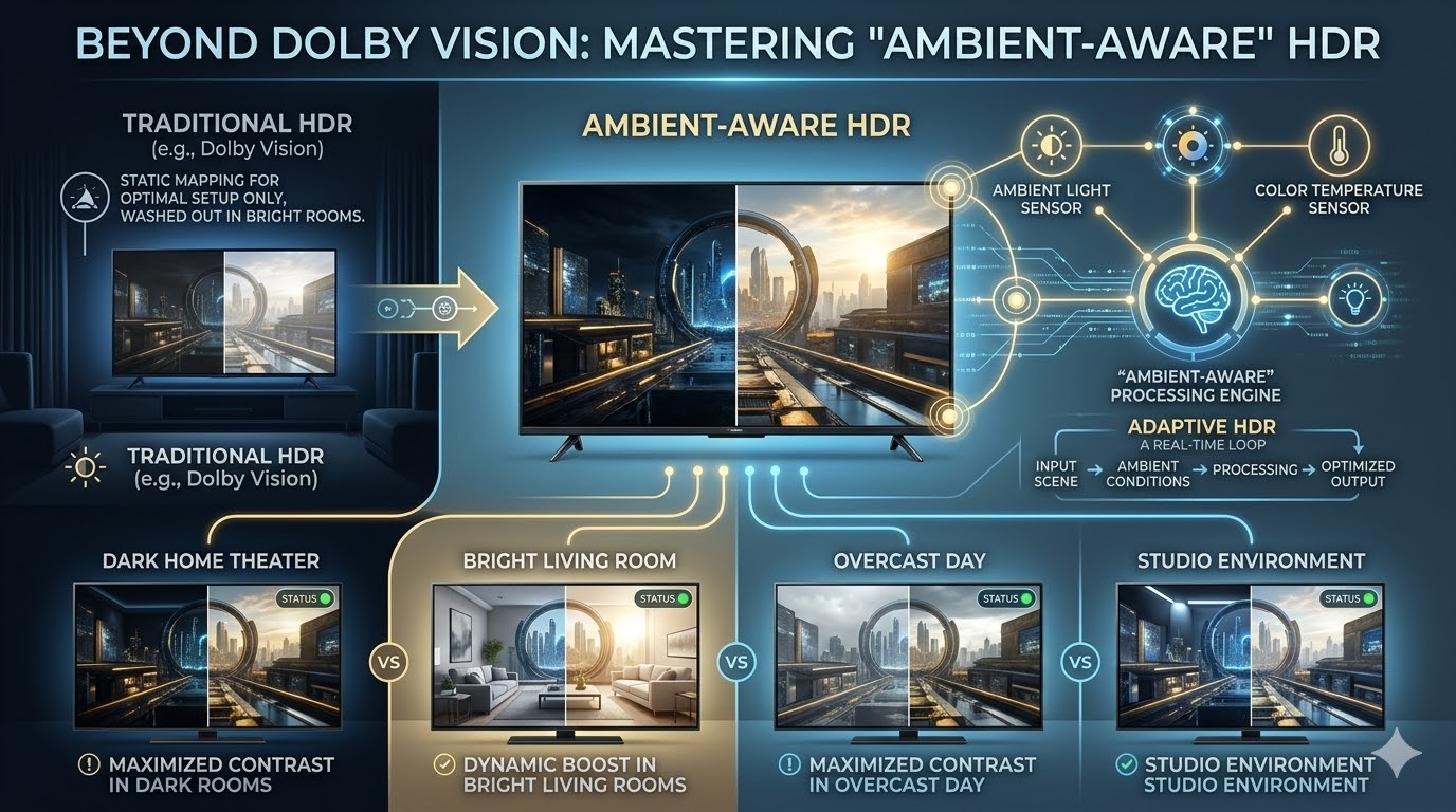 Beyond Dolby Vision: Mastering “Ambient-Aware” HDR