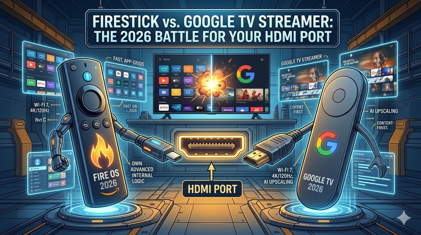 Firestick vs. Google TV Streamer: The 2026 Battle for Your HDMI Port